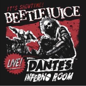 Funko Beetlejuice Dantes inferno t-shirt size small